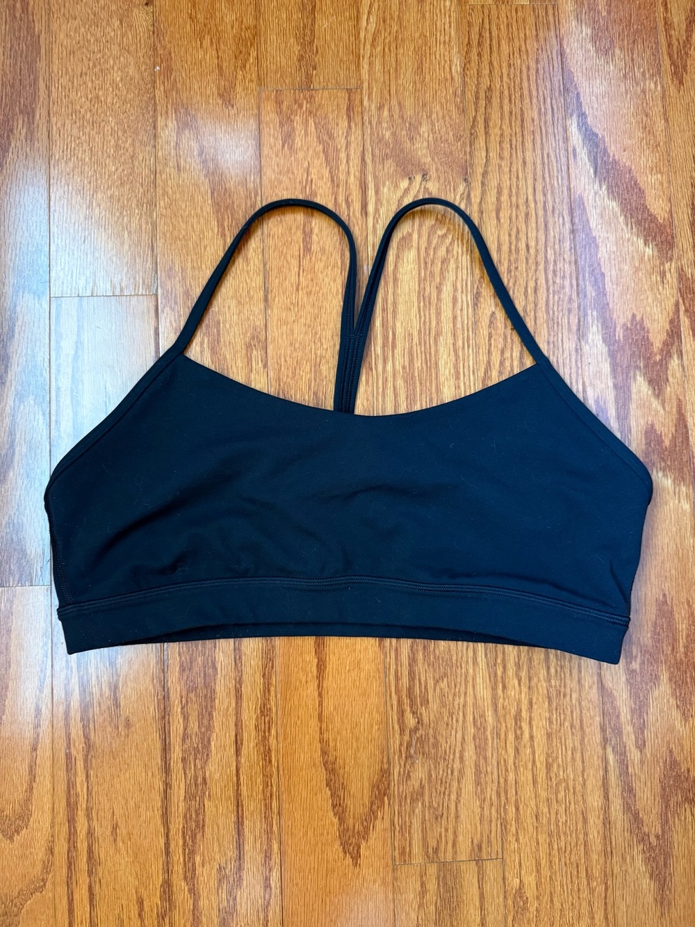 lululemon athletica Black Strappy Light-Support Sports Bra